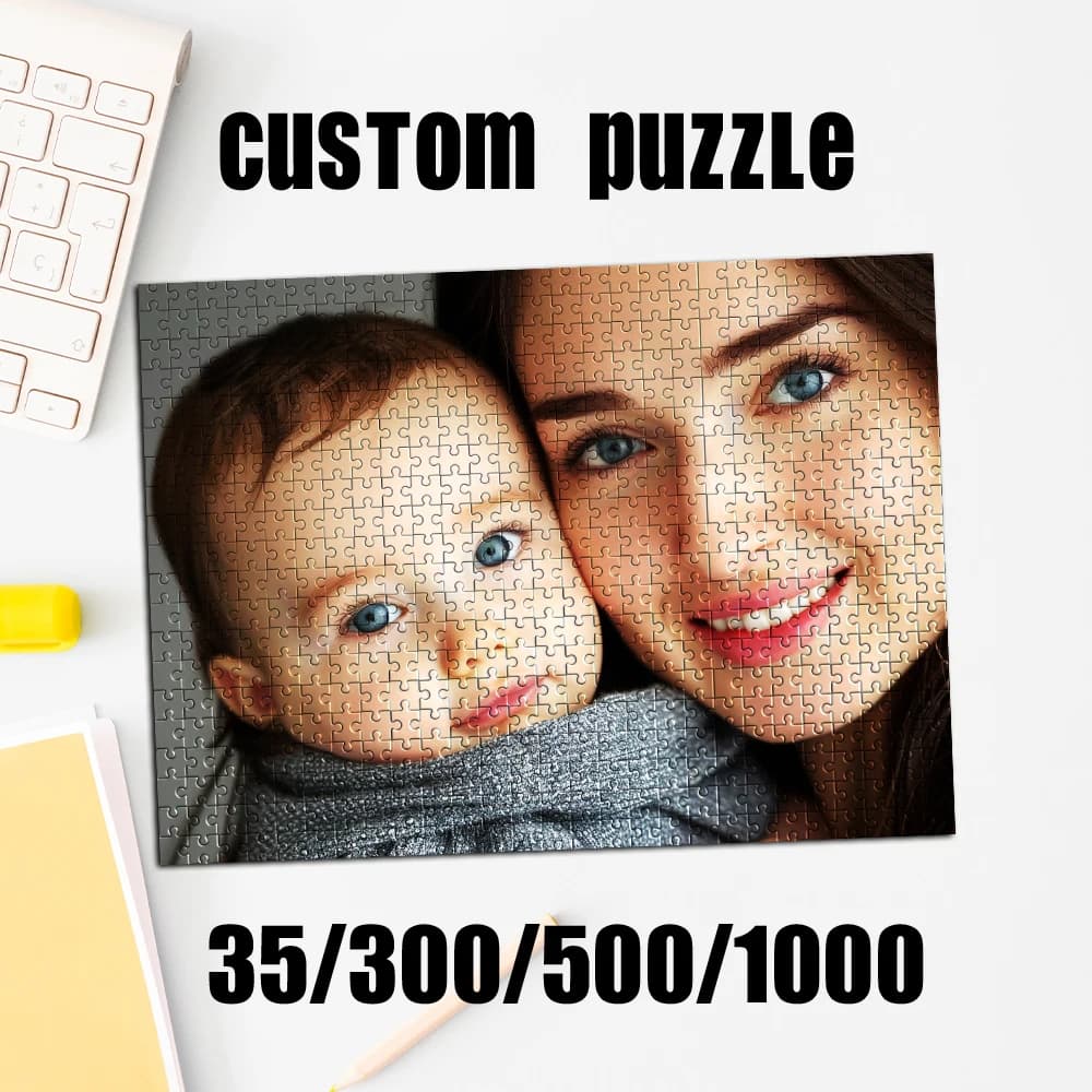 Puzzle Personalizzato con Foto, 35/300/500/1000 Pezzi, Immagine da Assemblare