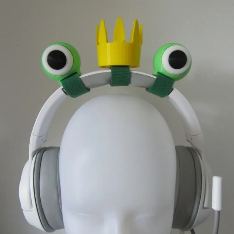 Interesting ear-shaped headphone decoration – Universal cosplay headphone accessory, ideal for gaming, streaming and fun room setup