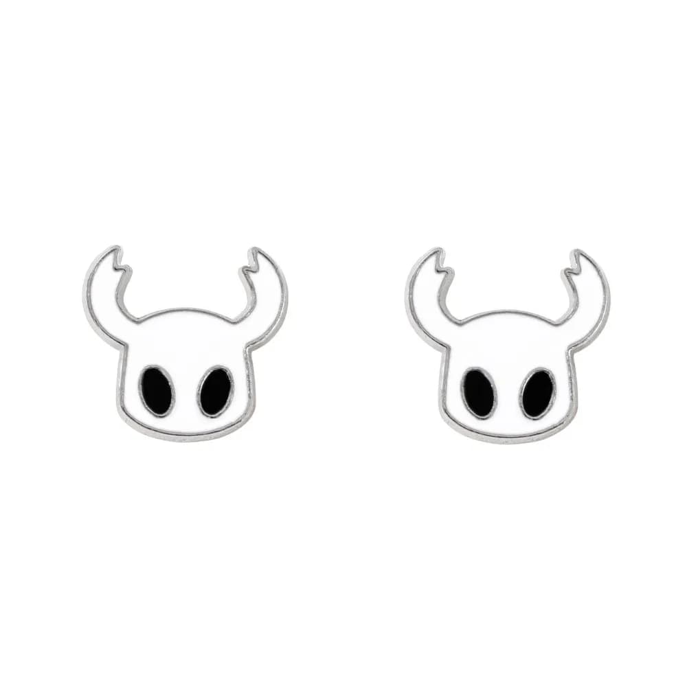 1 pair of earrings game accessories Button earrings with main character Hollow Knight, cute accessory