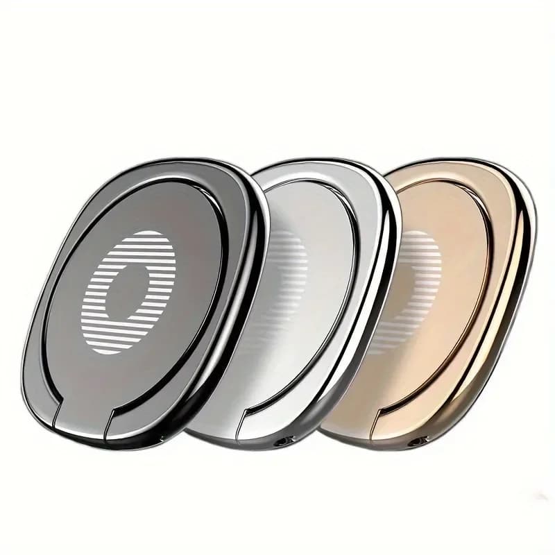 Porta anello per cellulare universale 360 ° Accessori per smartphone con supporto per anello da dito con staffa girevole per piastra metallica