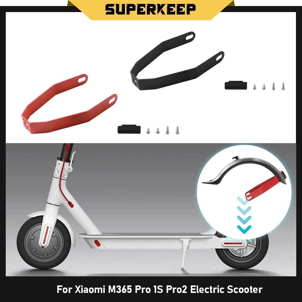 Supporto per Parafango Posteriore e Ruota per Monopattino Elettrico Xiaomi M365 Pro 1S Pro2, Ricambio per Pneumatici da 10 Pollici