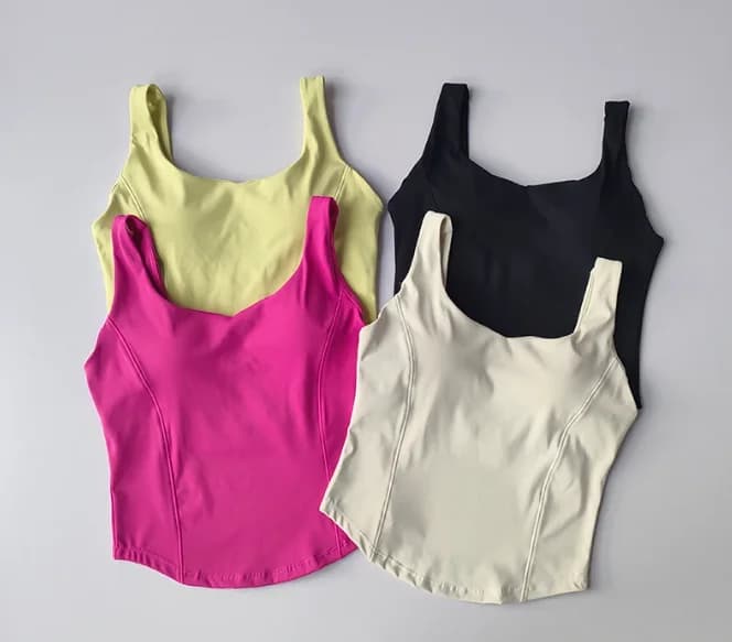 Canotta fitness ad alta resistenza per la schiena Reggiseno sportivo antiurto da corsa da donna Reggiseno yoga nudo ad alta elasticità per abbigliamento esterno