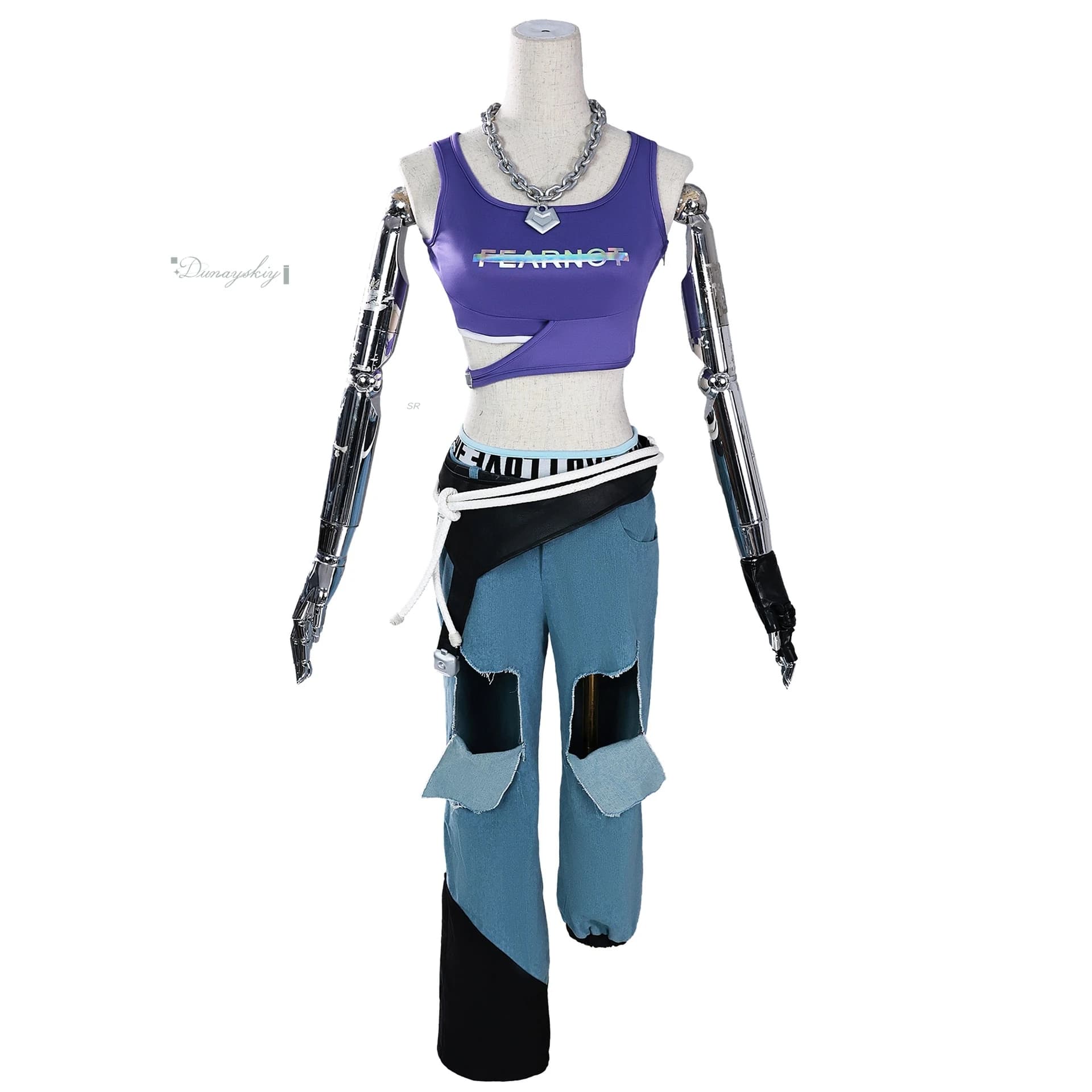 Ashe Cosplay disfraz Hoodie Coat Game OW Necklace Short Top Pants Wig Full Set Accessories Outfits Halloween Party Carnival