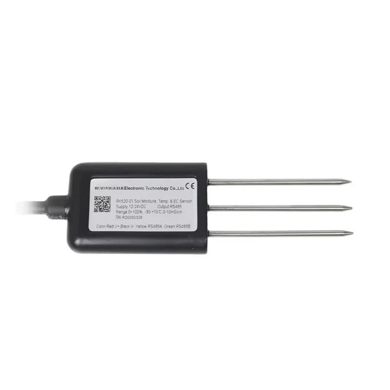 RK520-01 4-20mA 0-5V Modbus RS485 IP68 High Accuracy Agriculture Soil Temperature Humidity Moisture Testing Probes Sensor