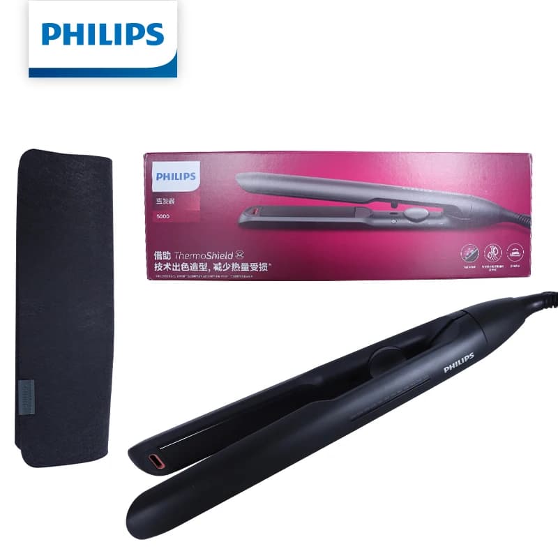 Philips Hair Curler and Straightener Smart Temperature Control Hair Styling Flat Iron Dual Use Hair Styling Tool