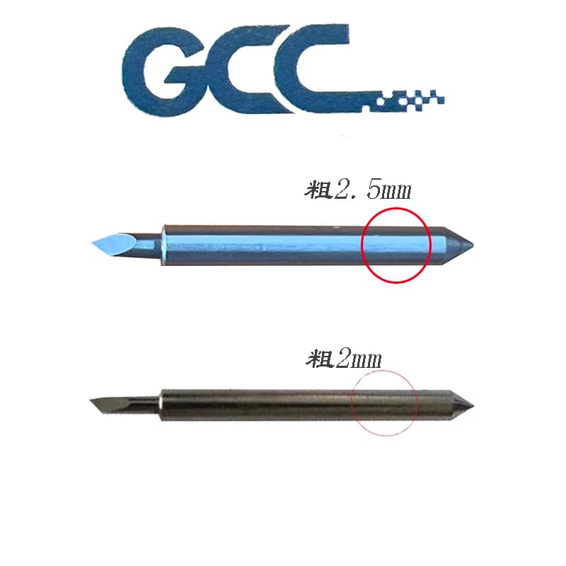 GCC SignPal GRC-132S Roland lettering knife GCC Jaguar EXPERT 2LX Plotter da taglio lama vinile Film Cutter Knife 2.5mm 2mm Dia