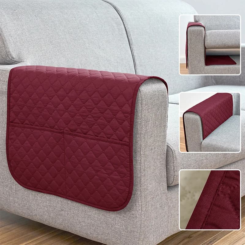 1 Piece Covers Duvet Sofa with Pockets, Anti-slip, with Suspended Storage Bag for Remote Control, Cellular and Variable Objects