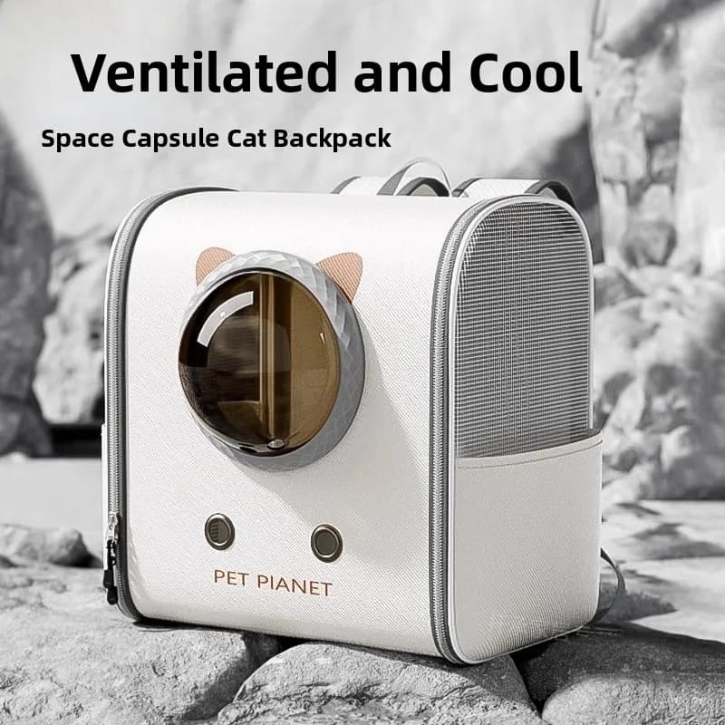 Grande Capaci Bapa Spacecrt Borsa per cani da compagnia Borsa da viaggio portatile Anti-Str Cage Carrier per cani e cani