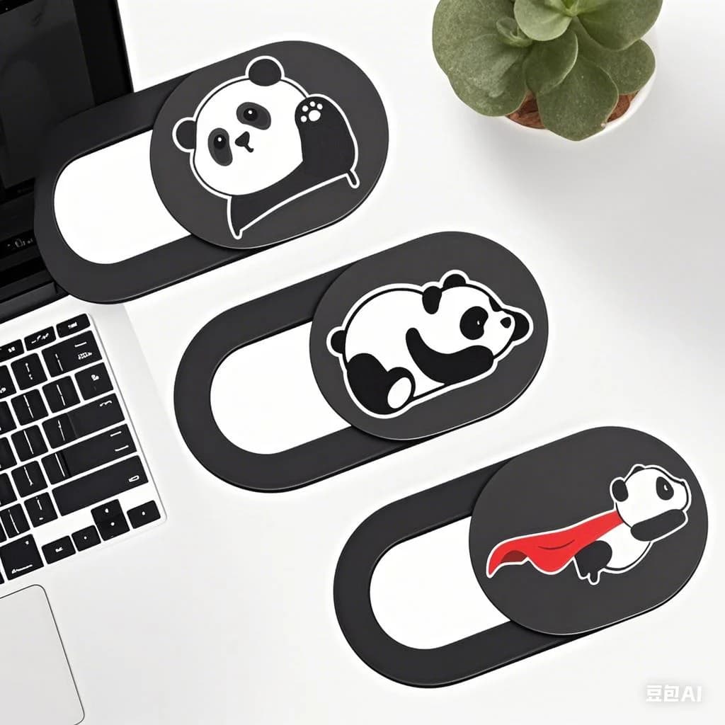 3 pezzi modello Zoon WebCam copertura della fotocamera adesivi per laptop per laptop Macbook smartphone protezione della privacy adesivo cursore otturatore