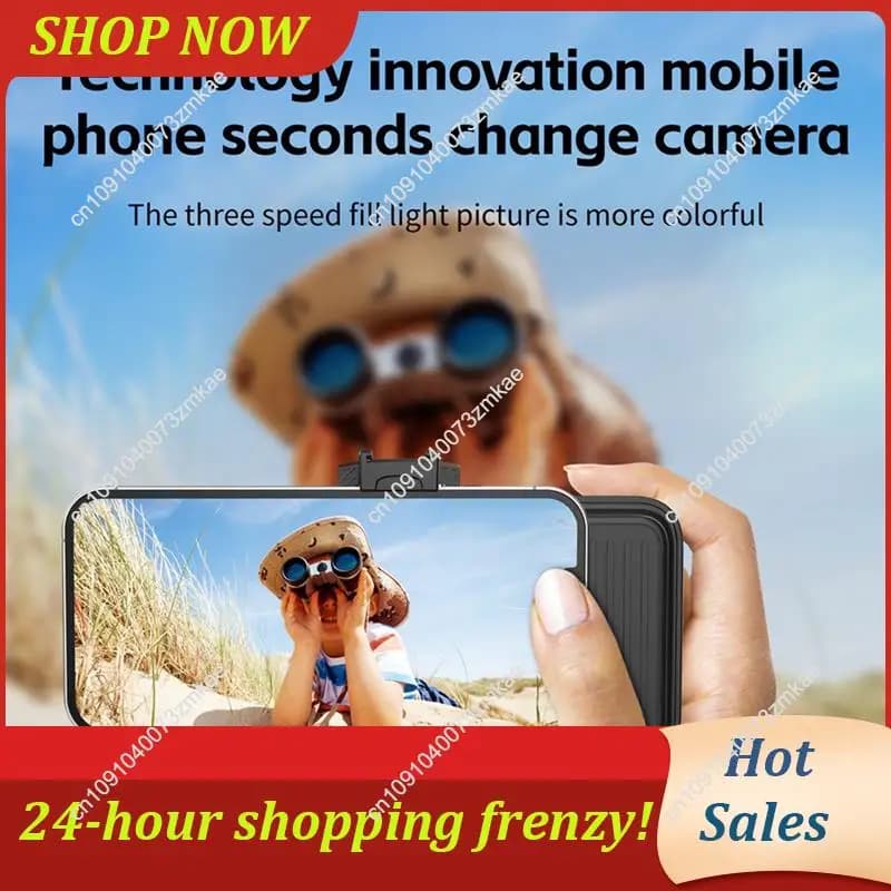 Vendita quotidiana 2X Telefono Bluetooth Palmare Sefile Stick Maniglia Stabilizzatore Vlog Selfie Luce di riempimento Nera con luce