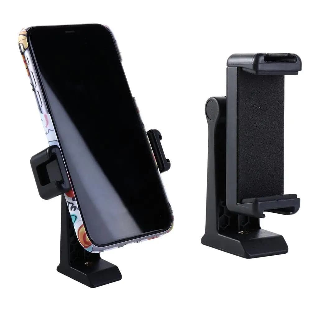 with Cold Shoe Live Phone Holder Mount Clamp Clip Phone Holder for Tripod Tripod Adapter Camera Hot Shoe Hot Shoe Phone Holder