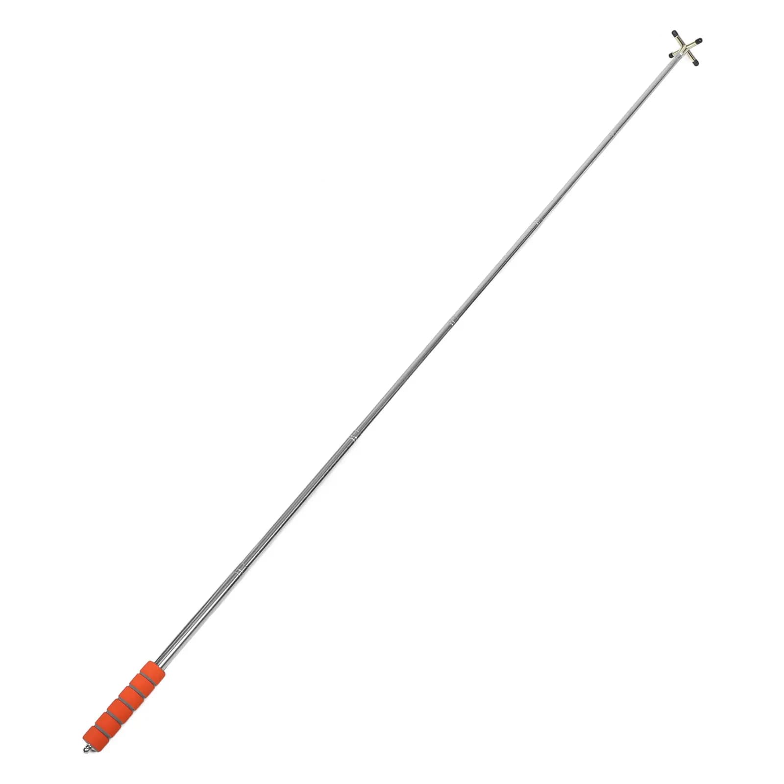 Supporto per Stecca da Biliardo Retrattile in Acciaio Inossidabile, Regolabile, con Testa Staccabile e Impugnatura Antiscivolo, Accessorio per Tavolo da Biliardo