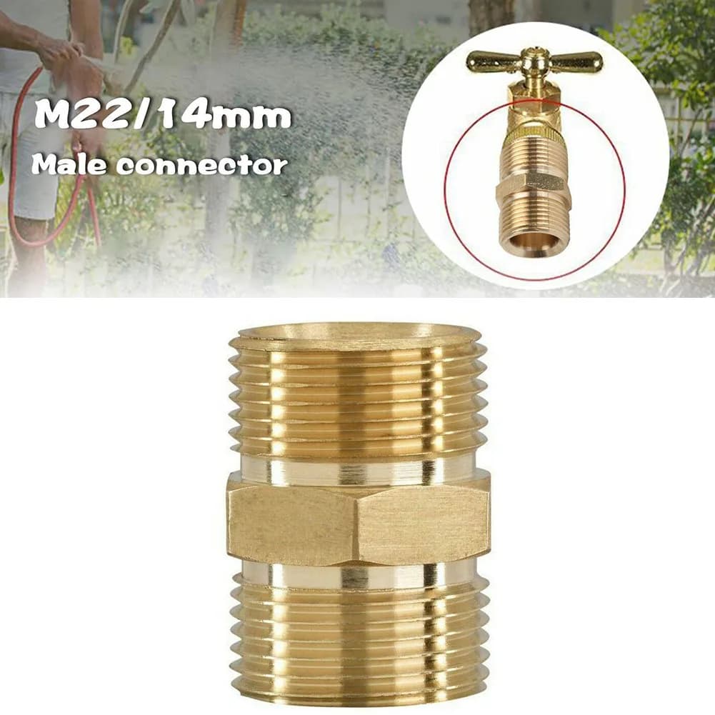 1 pcs. Adapter from M22/15mm or M22/14mm to Male Connector for Pipe Exit Tape, Extension Joint Drain Pipe