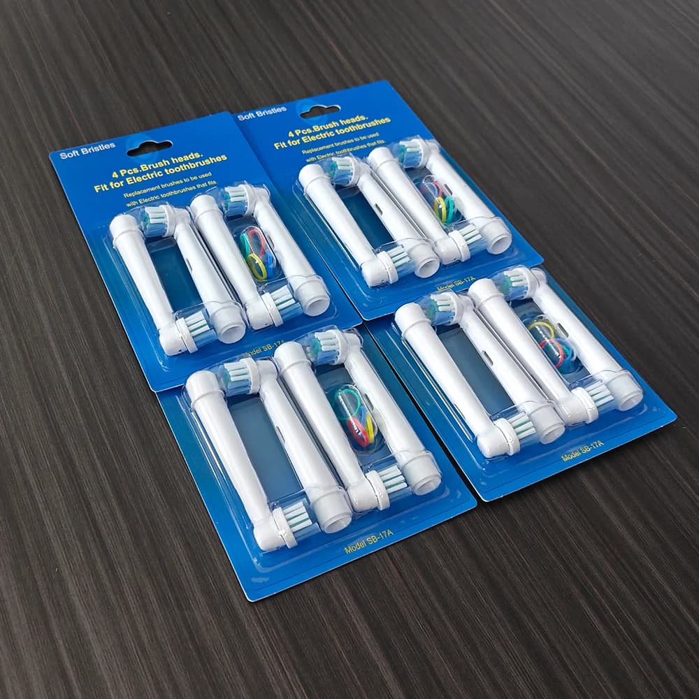 16pcs Set Electric Toothbrush Heads For Oral B Brush Heads Replacement Compatible With Oral-B PRO 6000 2500 Series Oral Care