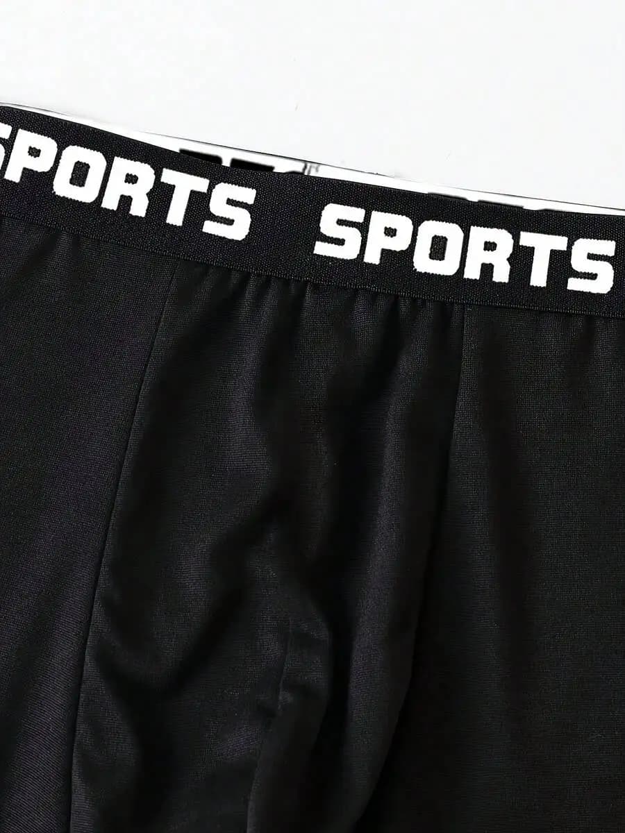 5pcs Mens Boxer Briefs Breathable Elastic Waistband Sports Underwear For Cycling Travel Summer
