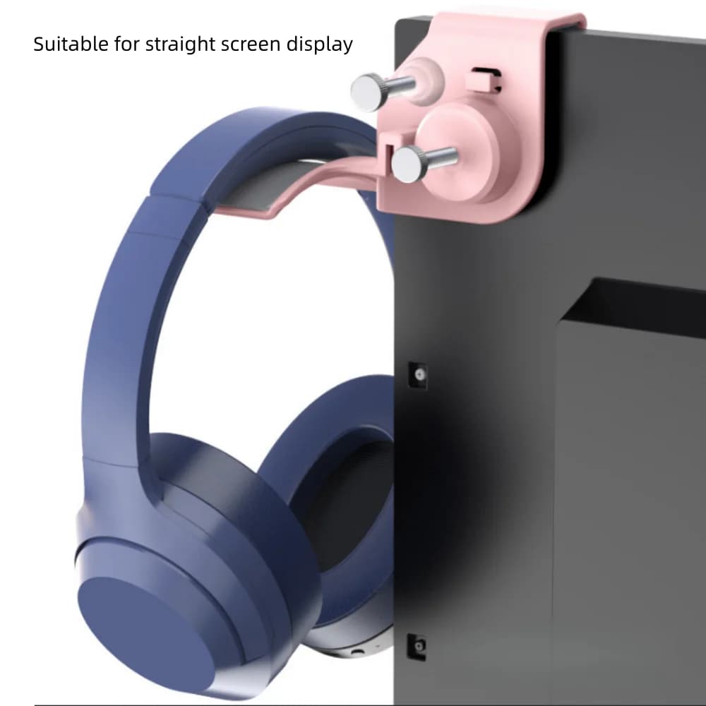 Support for PC Monitor Wall Headphones, Universal Hook for Headphones, Durable Headphone Holder