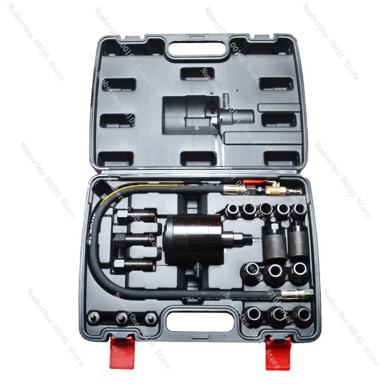 Set di strumenti per la rimozione dell'iniettore diesel pneumatico, strumento di riparazione dell'iniettore per la rimozione dell'auto dell'iniettore rapido