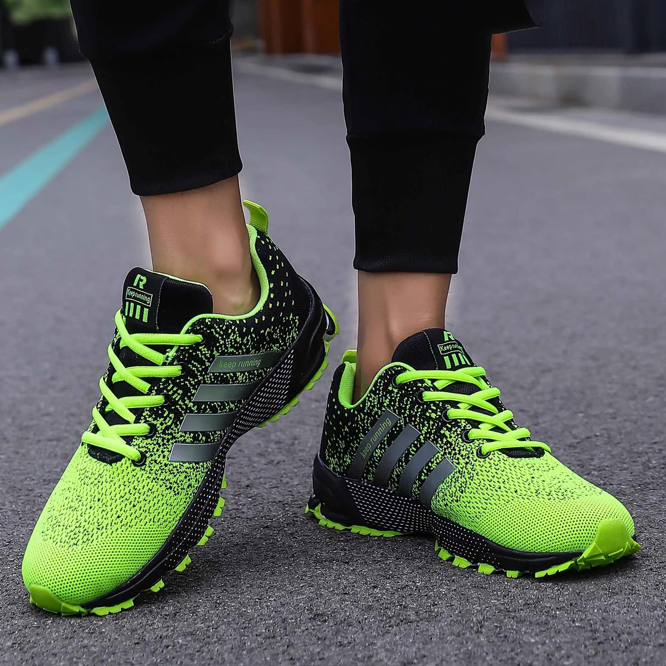 Men Casual Sneakers Summer Breathable Sport Shoes Lightweight Outdoor Mesh Running Shoes Athletic Jogging Tenis Walking Shoes