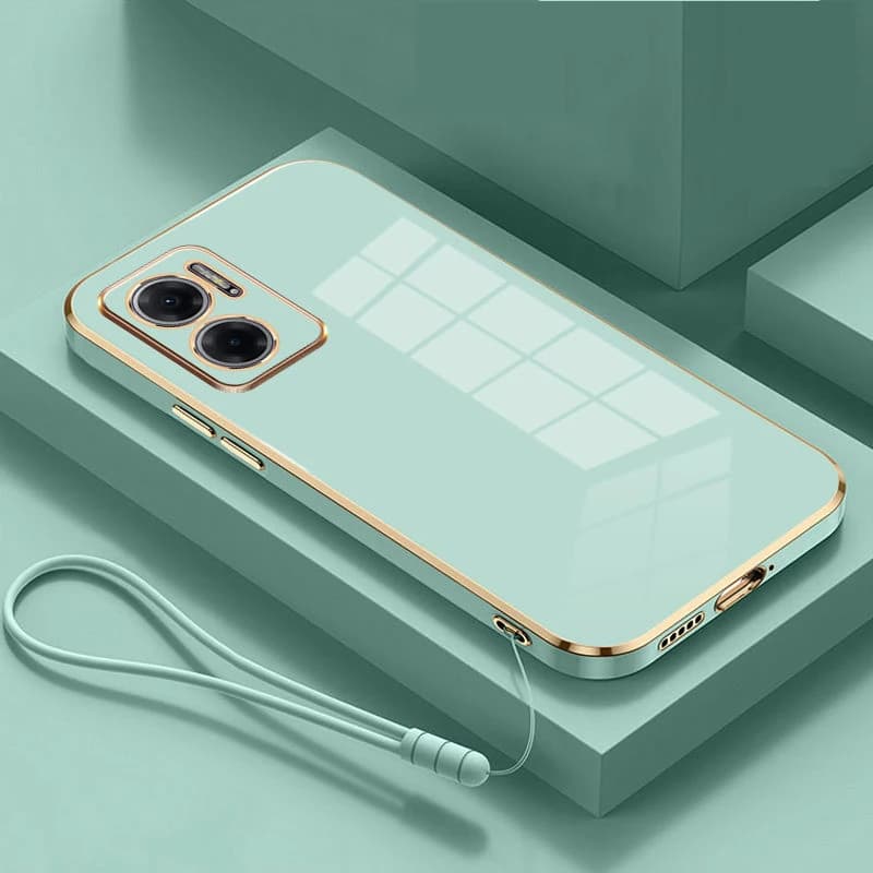 For Xiaomi Redmi 10 5G Case Redmi 10 5G phone Case 22041219G 22041219NY Luxury Plating Straight Soft Cover Camera Shockproof
