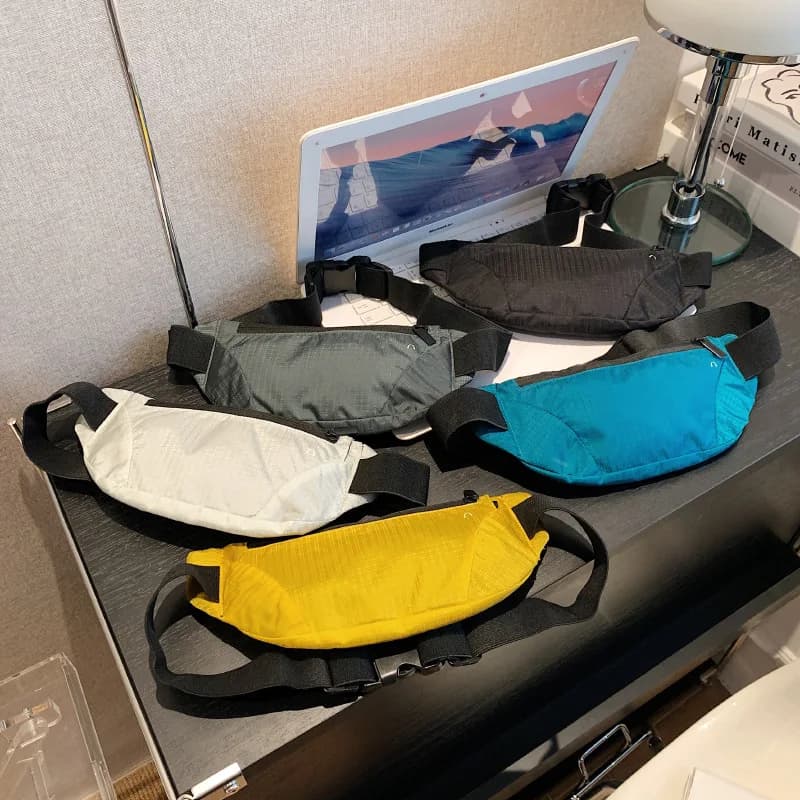 Men's and Women's Running Bag, Waist Waist Belt, Sports, Lightweight, Waterproof, Breathable, For Phone, Shoulder Bags