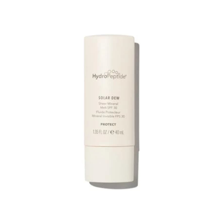 Solar Dew Sheer Mineral Melt SPF30 Crema idratante viso, primer solare per uso quotidiano, a base di ossido di zinco, trasparente, leggero