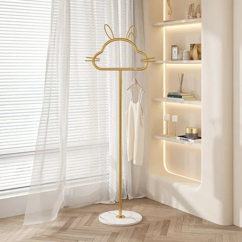 Fashion Style Bedroom Floor Hangers for Leisure Clothes for Luxury Home Durable Dresses for Storage Rack