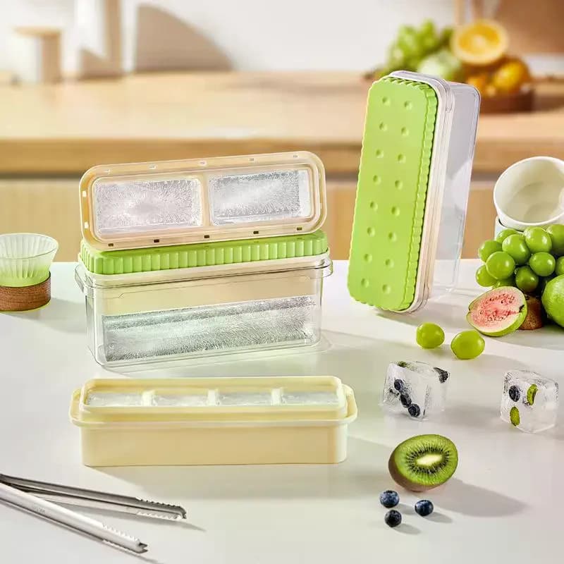 Stampo per Cubetti di Ghiaccio Grande, 15 Scomparti, in Silicone, Facile da Rilasciare, per Cocktail e Raffreddamento Bevande Domestiche