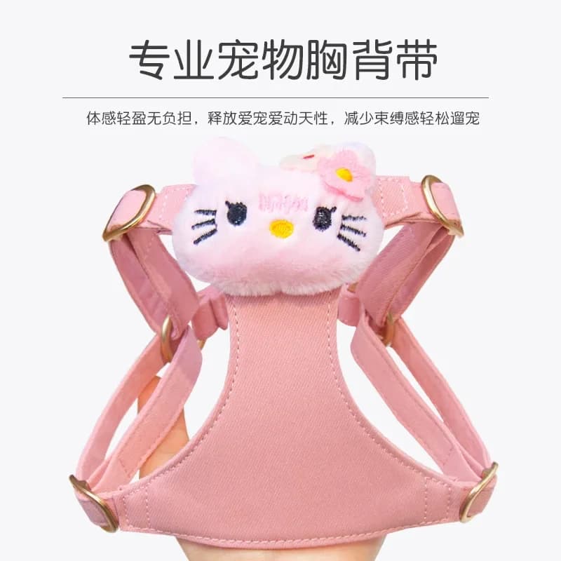 Dog Leash Vest Small Dog Walking Leash Bichon Frise Teddy Shiba Inu Chest Carrier Pet Dog Chain