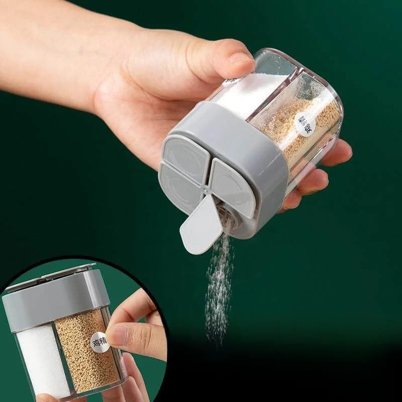 Set Portatile da Campeggio per Spezie con Trenta-Sette Pezzi, Piccole Bottiglie per Salsa di Soia, Aceto e Condimenti
