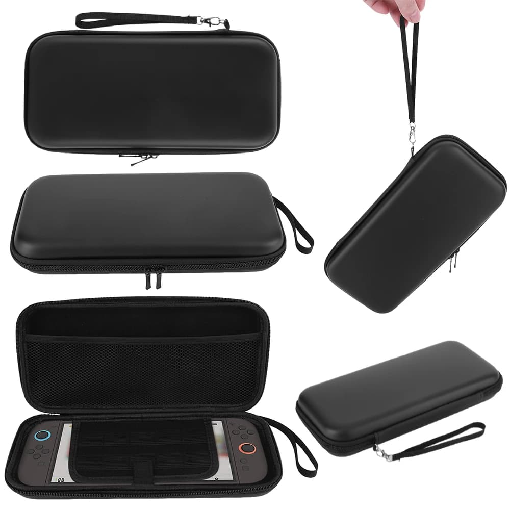 Custodia da trasporto in PU per console di gioco Switch 2, borsa antiurto con cerniera, organizer antigraffio con porta per 10 schede di gioco