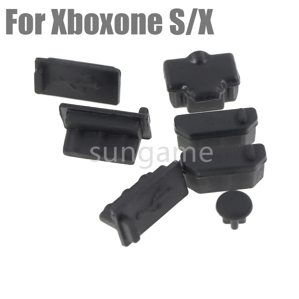 10 set di kit in silicone con tappo antipolvere per accessori per console di gioco Xbox One S/X