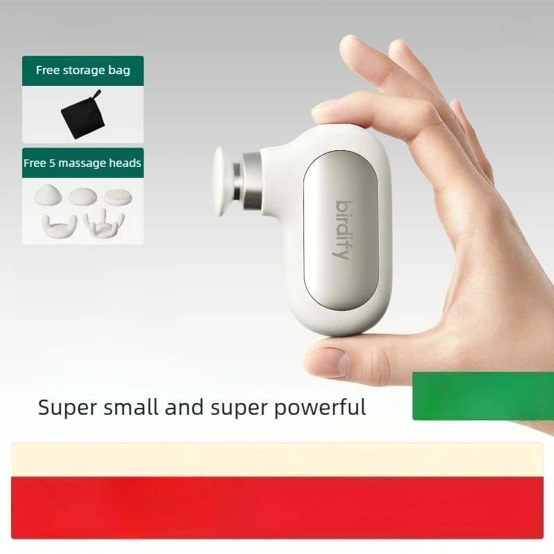 Mini Pistola per Massaggio, Dispositivo per il Rilassamento Muscolare, Massaggiatore a Percussione per Donne, Massaggiatore Portatile Multifunzione per Tessuti Profondi
