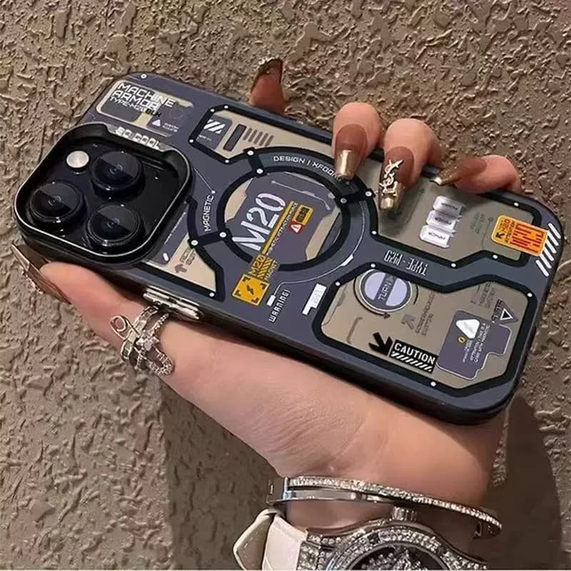 Custodia Protettiva Metallizzata Lucida per iPhone 17e, 17 Pro Max, 17 Air, 16, 15, 14, 13, 12, 8, 7 Plus, SE - Design Accattivante