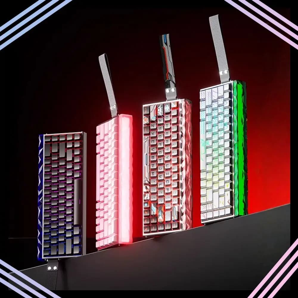 Aula Hero68air Magnetic Switch Keyboard Three Mode Wireless Bluetooth E-sports Gaming Mechanical Keyboard 0.125ms Low Delay FPS