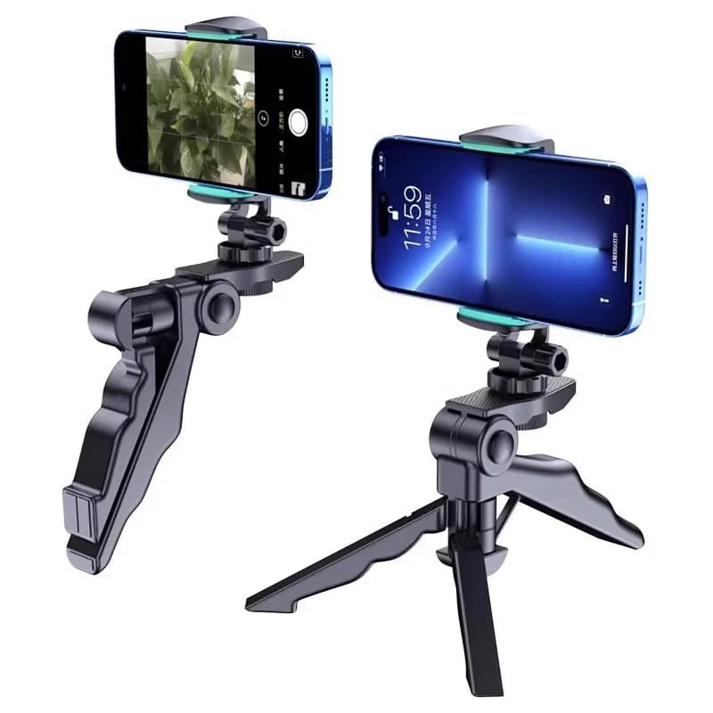 360° Swivelling Extendable Selfie Stick Tripod Rotating Handheld Phone Stand Portable Desktop & Travel Bracket for iPhone Xiaomi