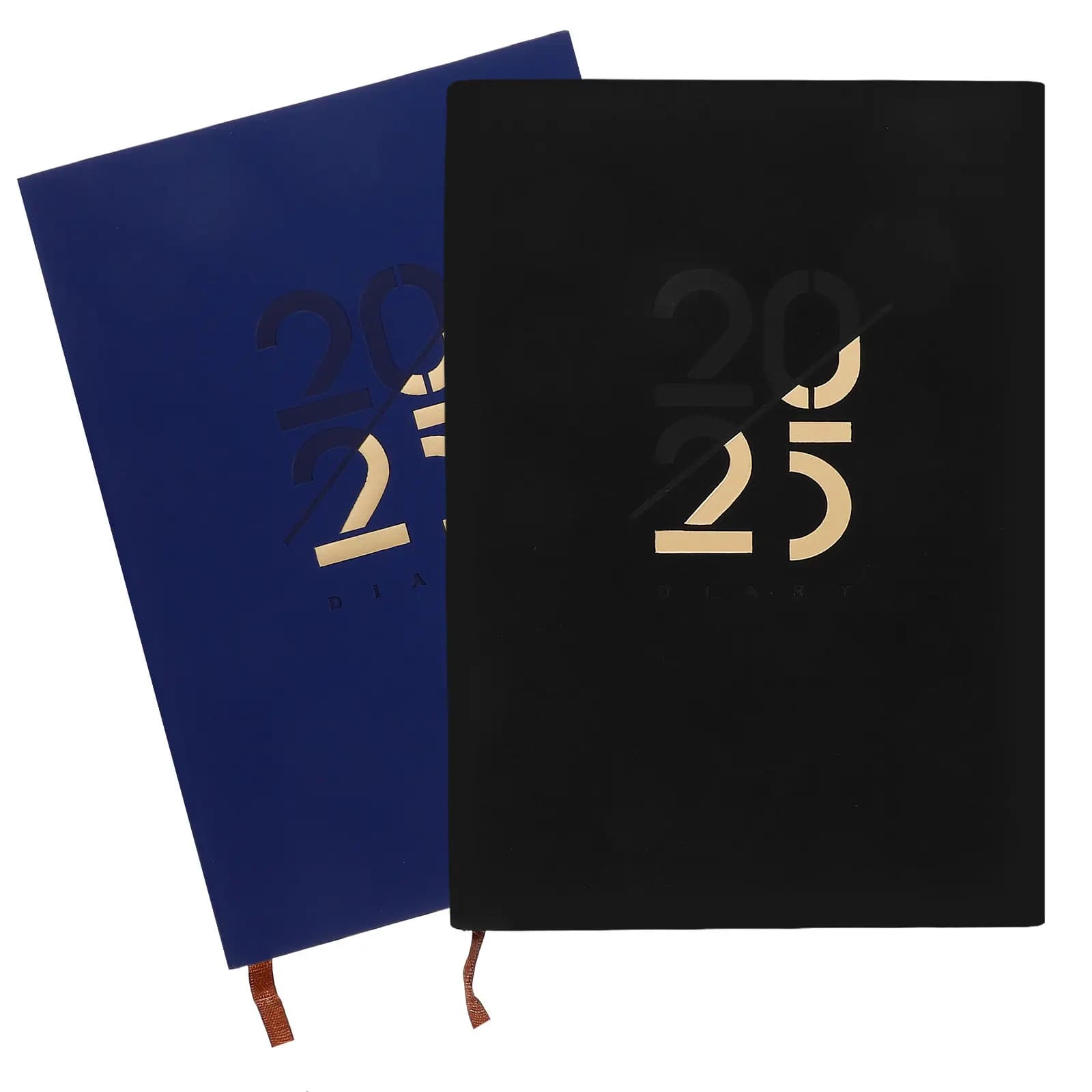 2 Pezzi Agenda Giornaliera 2025, Planner Portatile per Studenti, Insegnanti, Lavoratori d'Ufficio, Organizzatore per la Gestione del Tempo, Design Moderno