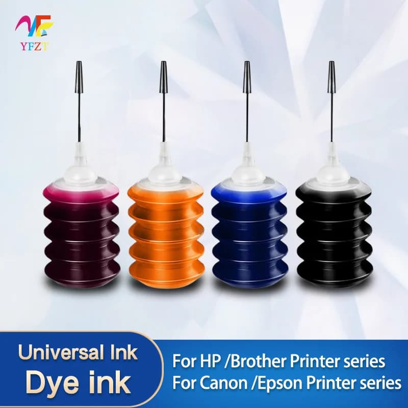 Kit di inchiostro colorante di ricarica da 30 ml per Epson per Canon per HP per Brother Cartuccia d'inchiostro per stampante per tutti i modelli Inchiostro CISS per serbatoio inkt