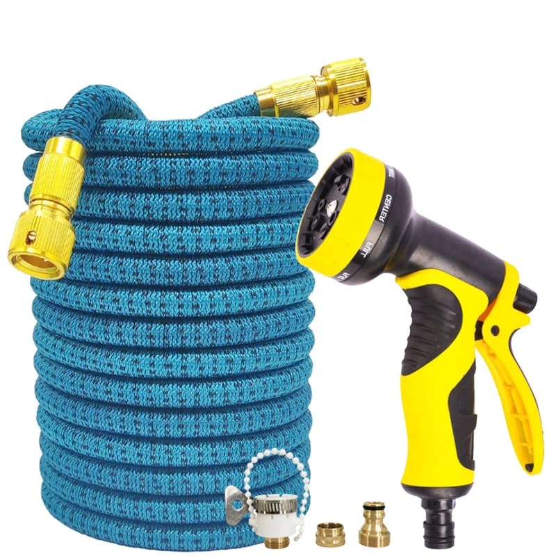 Garden water bowl with 10 functions nozzle, for home car washing, irrigation and garden pipes
