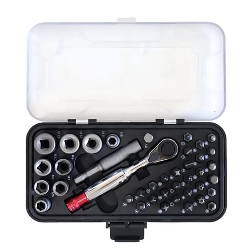 【CHRISTMAS 】S2 Screwdriver Set 40 In 1 With Ratchet Disassembly And Repair Tool For Bicycle And Household Applications