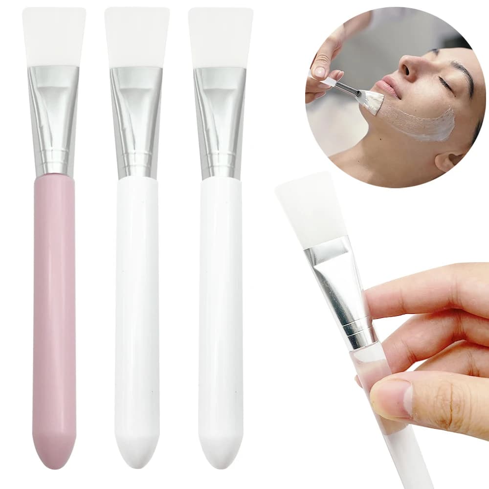 Pennello per maschera viso trasparente da 3/5/15 pezzi, applicatore per maschera viso, pennelli per trucco per donne e ragazze, strumenti fai da te per maschere viso per estetiste