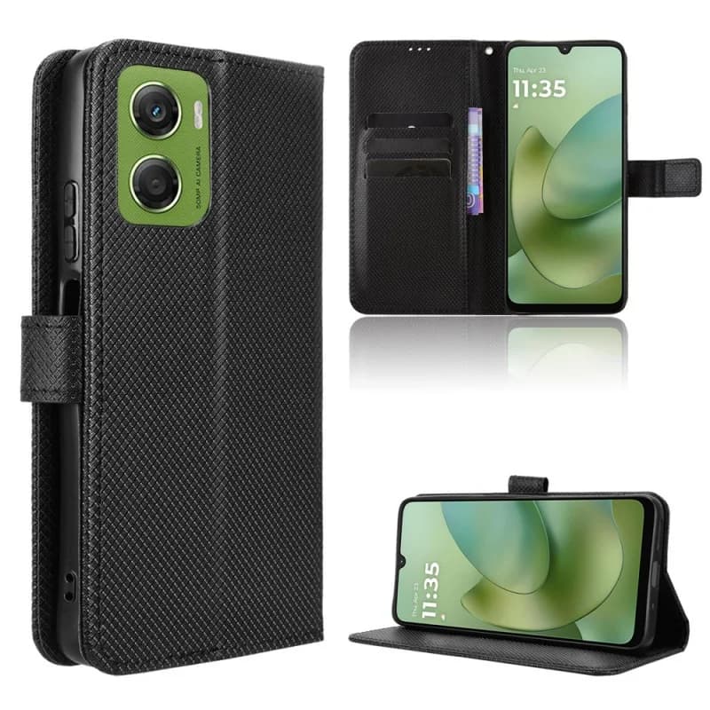 Wristlet Plain Leater Wallet Case For Huawei Mate 80 Pro Max 70 Air 60 50 40 Lite 30 Flip Stand Cover 3 Cards Slot Phone Coque