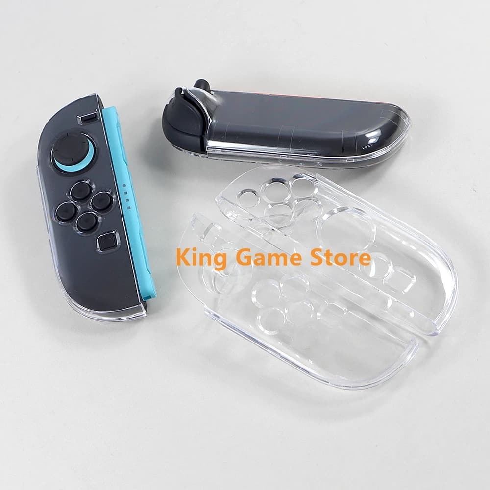 15 Pezzi Custodia Protettiva Rigida Trasparente per Controller Joy-Con Nintendo Switch 2, Cover Protettiva Divisibile per Joy-Con, Protezione Trasparente per NS2