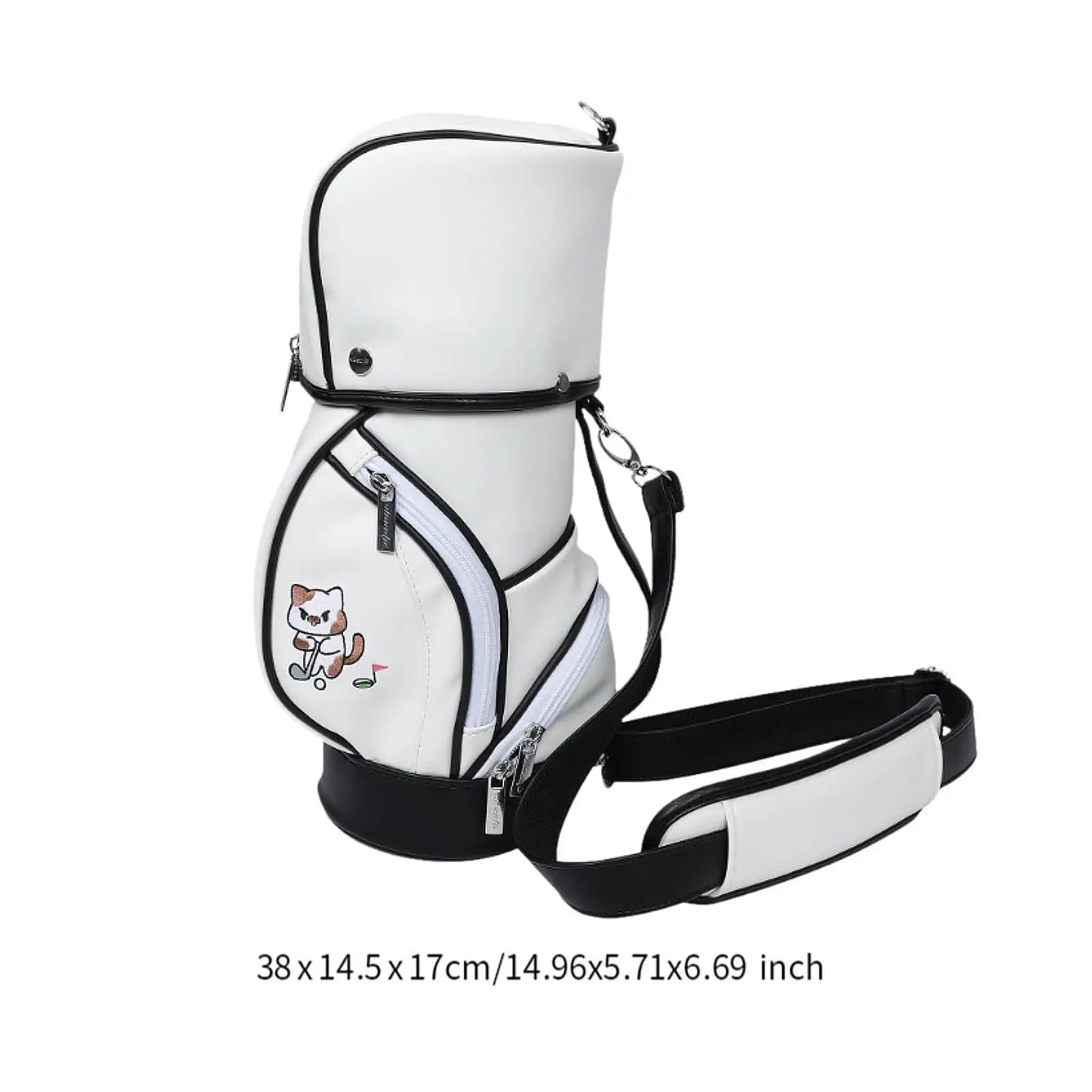 Borsa per Palline da Golf Leggera Multifunzionale Portatile per Donne e Signore, Accessorio per Campo Pratica e Forniture da Golf