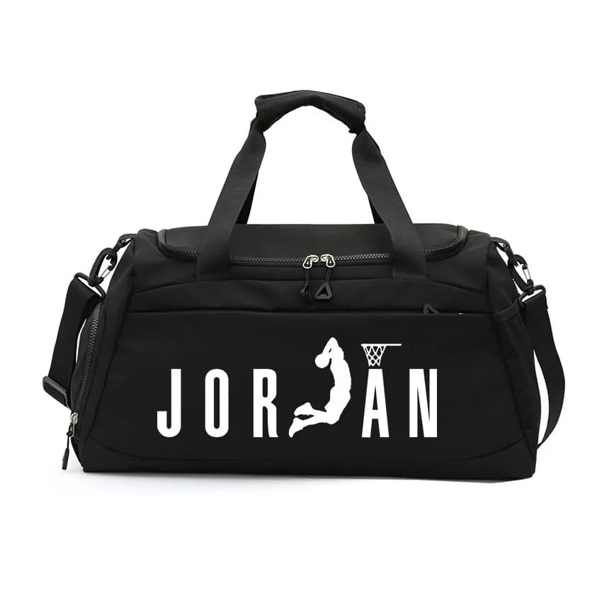 Wet and Dry Separation Bags Sports Shoulder Bags for Basket Yoga Printed Bag with JOR letter for waterproof multifunctional swimming