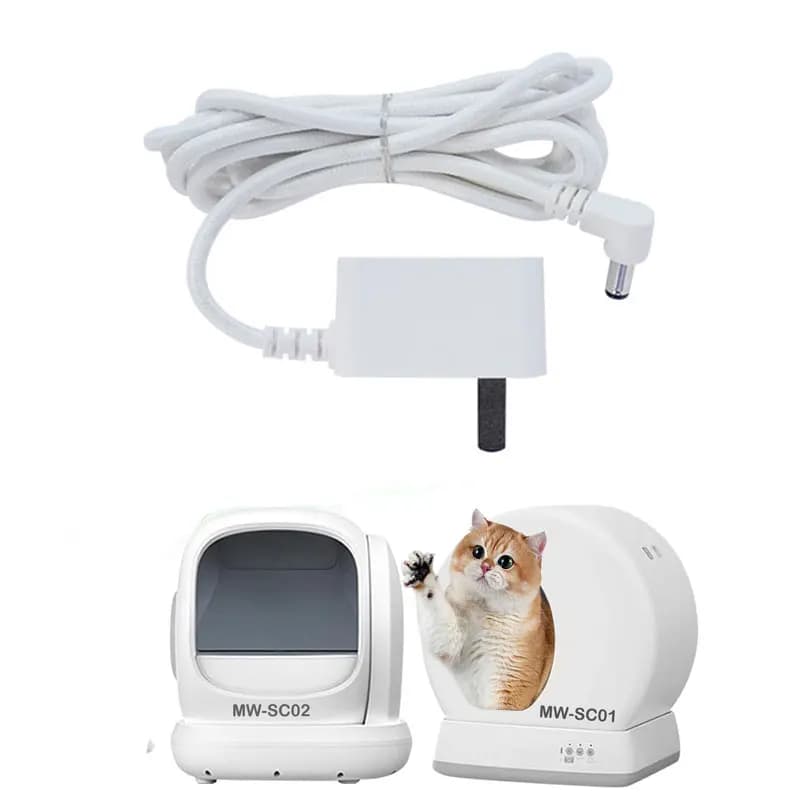 Caricabatterie originale da 12 V sostitutivo per cavo di alimentazione della lettiera autopulente Meowant SC01, SC02, SC01-Y