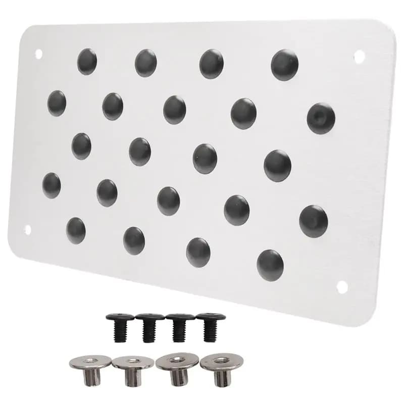Tappetino Antiscivolo in Lega di Alluminio M46K per Auto, Accessorio Ecologico in Gomma per Styling Auto