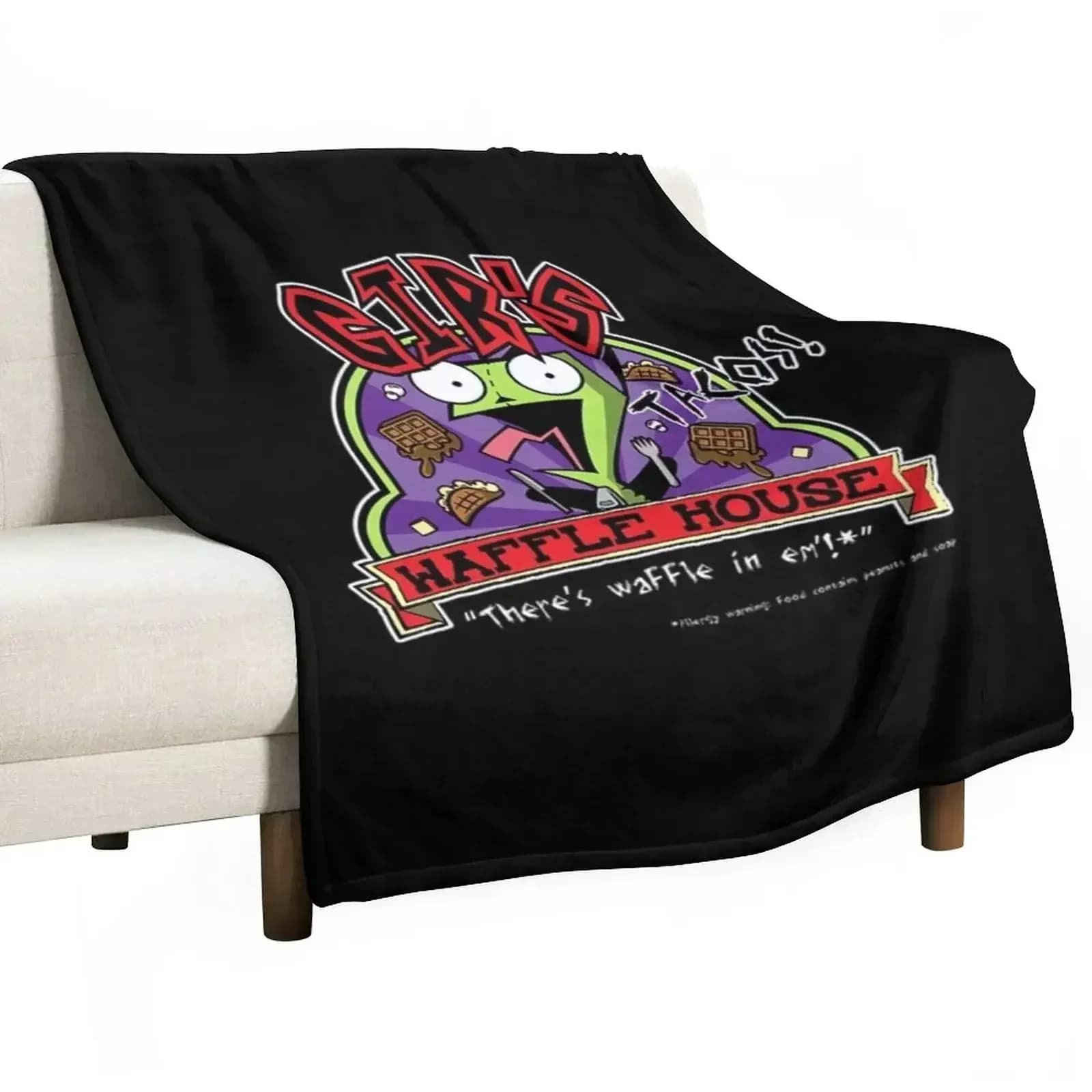 GIR's Waffle House Throw Blanket Decorative Throw Softest Picnic Personalized Gift Sleeping Bag Giant Sofa Blankets