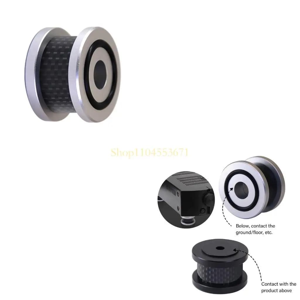 Best Seller Cuscinetto per altoparlanti Cuscinetto per piedini isolanti Ammortizzatore in alluminio per subwoofer in carbonio