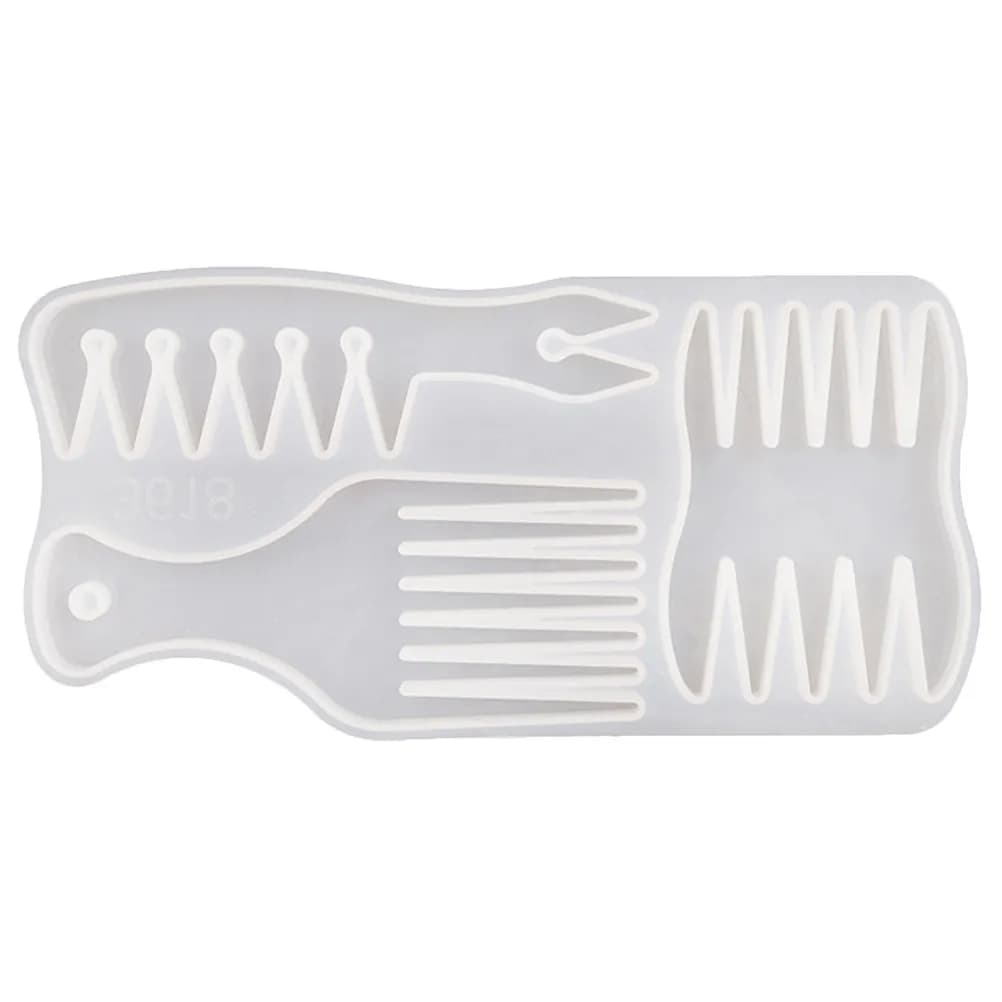 Stampo in Silicone Fai-da-Te per Pettini, Flessibile, Resistente agli Strappi, Lavabile, per Resina Epossidica, Creazione di Pettini e Spazzole, Progetti Artigianali