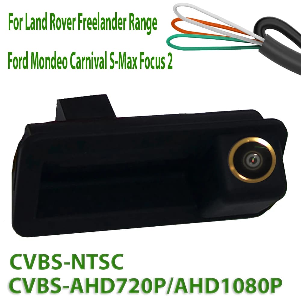 AHD 1080P Telecamera per retromarcia per auto per Land Rover Range Freelander 2 Ford Focus 2 MK2 Mondeo MK4 S-Max C-Max Kuga Fiesta